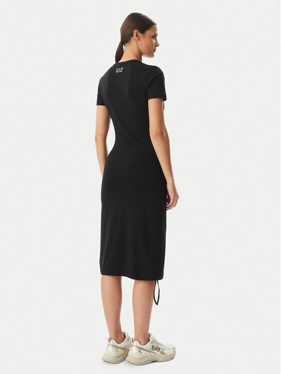 EA7 Emporio Armani EA7 Emporio Armani Každodenné šaty 7W001062 AF10373 UC001 Čierna Regular Fit