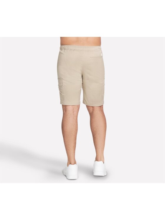 Skechers Skechers Szorty materiałowe SH96-NTS Beżowy Regular Fit