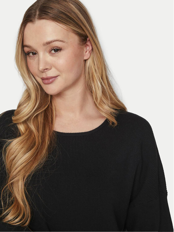 Vila Vila Rochie tricotată Cilja 14099478 Negru Relaxed Fit