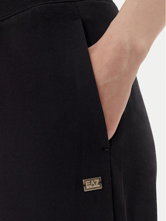 EA7 Emporio Armani EA7 Emporio Armani Teplákové kalhoty 7W000083 AF13135 UC001 Černá Wide Leg