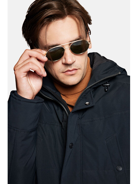 Lancerto Lancerto Kurtka zimowa Goteborg KU097223000002 Granatowy Regular Fit
