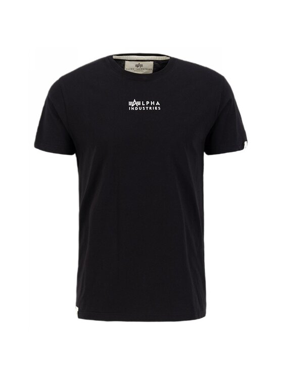 Alpha Industries Alpha Industries T-Shirt AI.118529-649-M Czarny Regular Fit