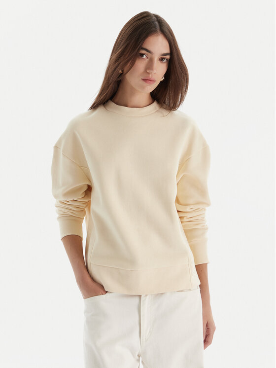 Patrizia Pepe Patrizia Pepe Majica dugih rukava 2M4494/J079-W405 Écru Regular Fit