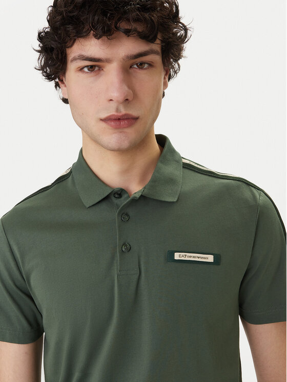 EA7 Emporio Armani EA7 Emporio Armani Polokošeľa 7M001477 AF10375 U7260 Zelená Regular Fit