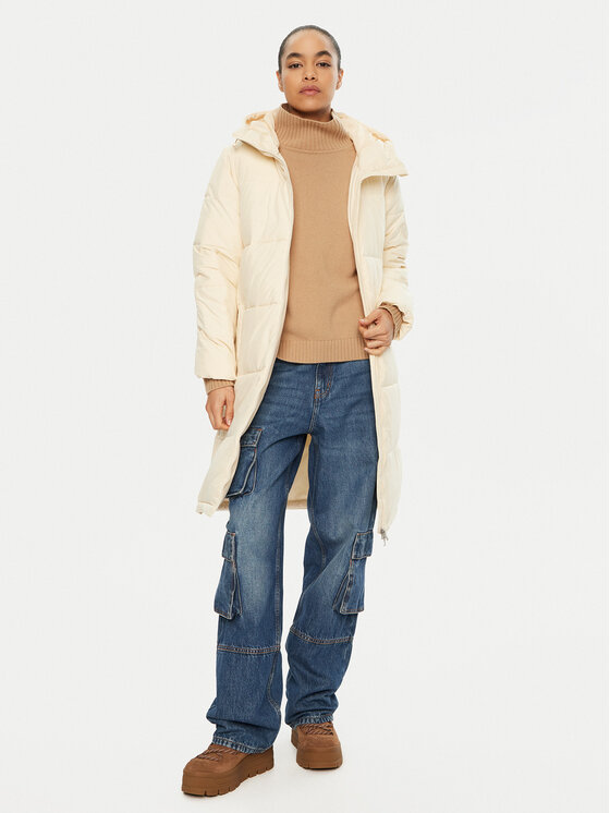 Roxy Roxy Пуховик Test Of Time ERJJK03513 Бежевий Regular Fit