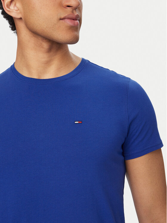 Tommy Jeans Tommy Jeans T-särk DM0DM04411 Sinine Slim Fit