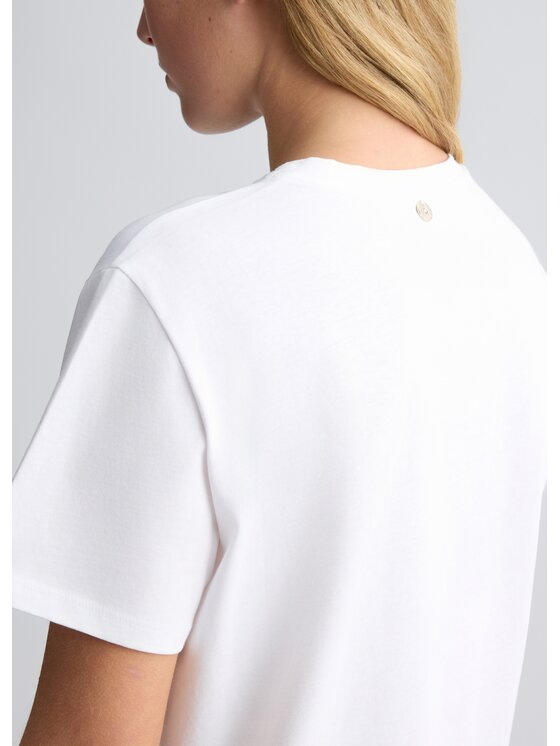 Liu Jo Liu Jo T-shirt CA5371J6308M9320 Bianco Regular Fit