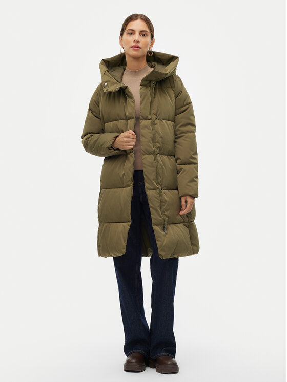 Vero Moda Vero Moda Zimné bundy Stella 10300030 Zelená Loose Fit