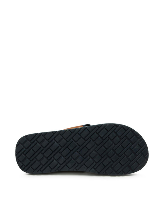 Tommy Hilfiger Tommy Hilfiger Čības uz pirksta Corporate Hilfiger Beach Sandal FM0FM03380 Tumši zils