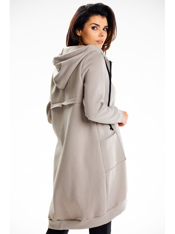 Infinite You Infinite You Felpa M334 Grigio Basic Fit