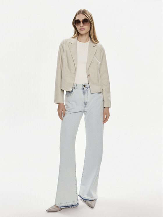 Vero Moda Vero Moda Zakó Nancy 10304631 Bézs Slim Fit