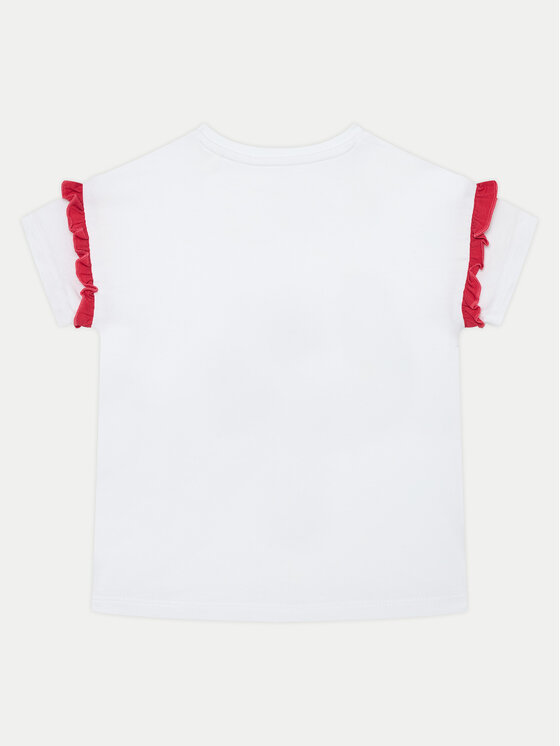 Guess Guess Tricou K5RI12 K6YW4 Alb Regular Fit