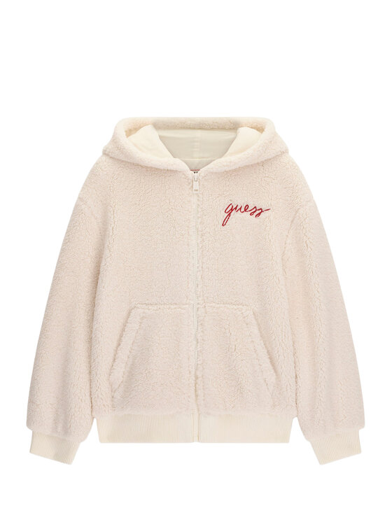 Guess Guess Μπλούζα H6BL07 W5335 Κρεμ Regular Fit
