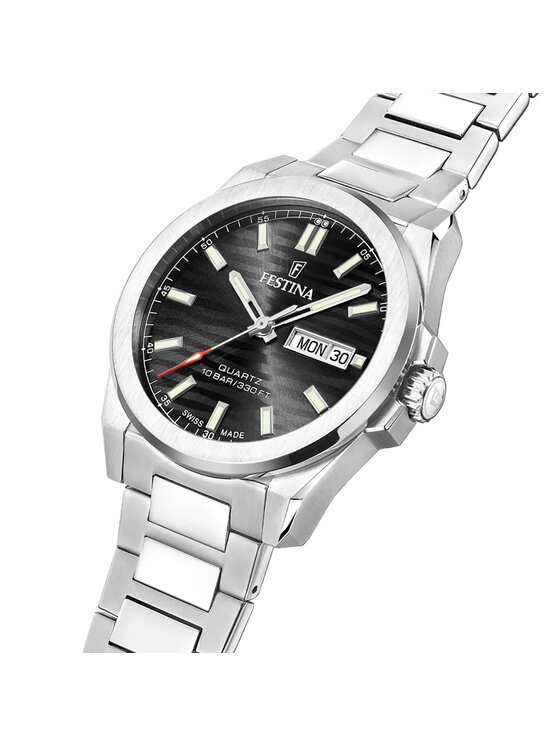 Festina Festina Zegarek F20073-5 Srebrny