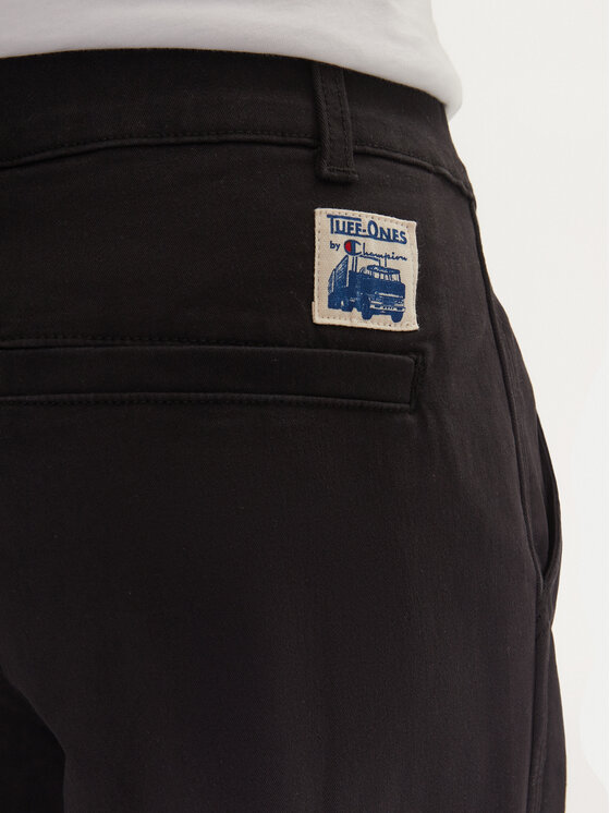 Champion Champion Stoffhose 220509 Schwarz Straight Leg