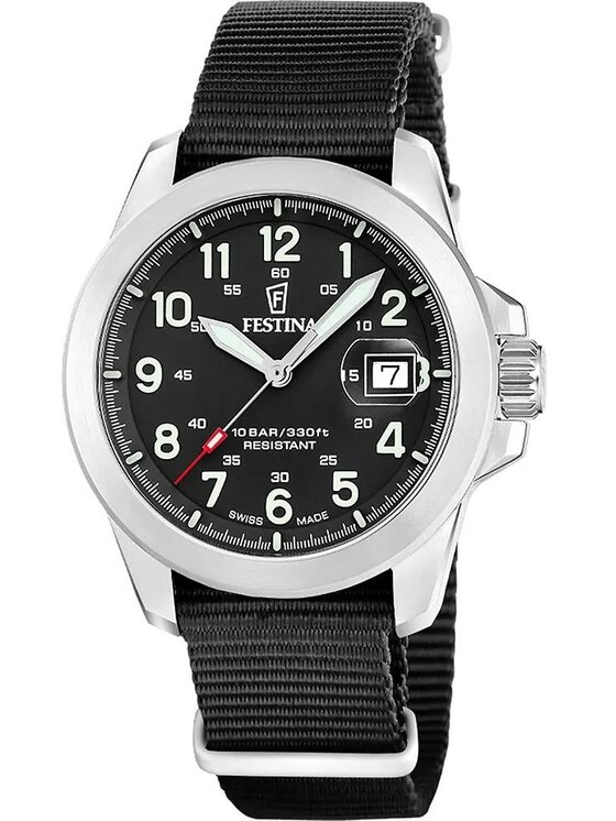 Festina Festina Zegarek F20081-4 Srebrny