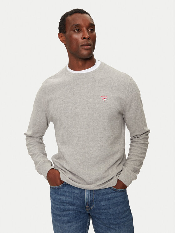 Guess Longsleeve M4BI77 KCII1 Grau Regular Fit Modivo