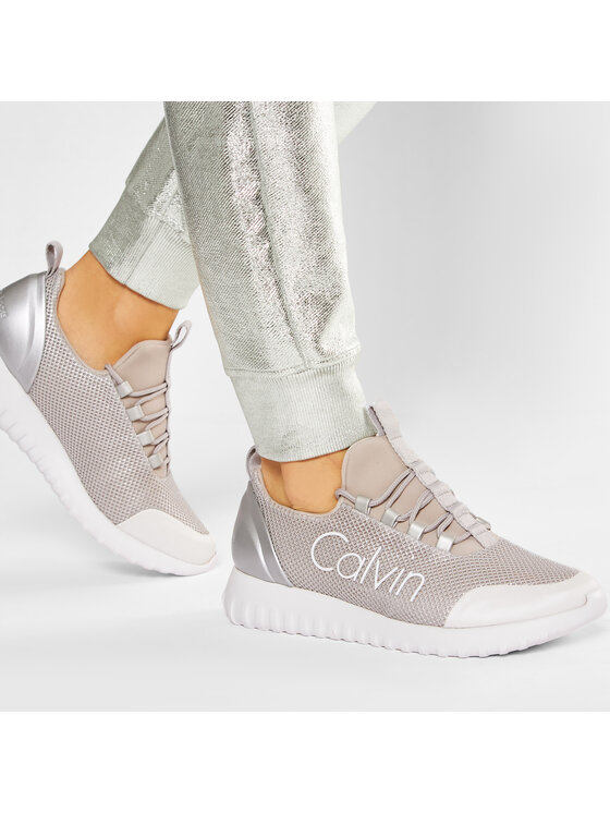 Calvin Klein Jeans Sneakers Reika RE9853 Argento Modivo