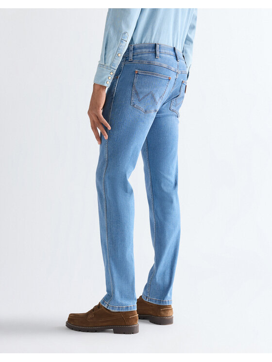 Wrangler Wrangler Jeansy GREENSBORO Niebieski Straight Leg
