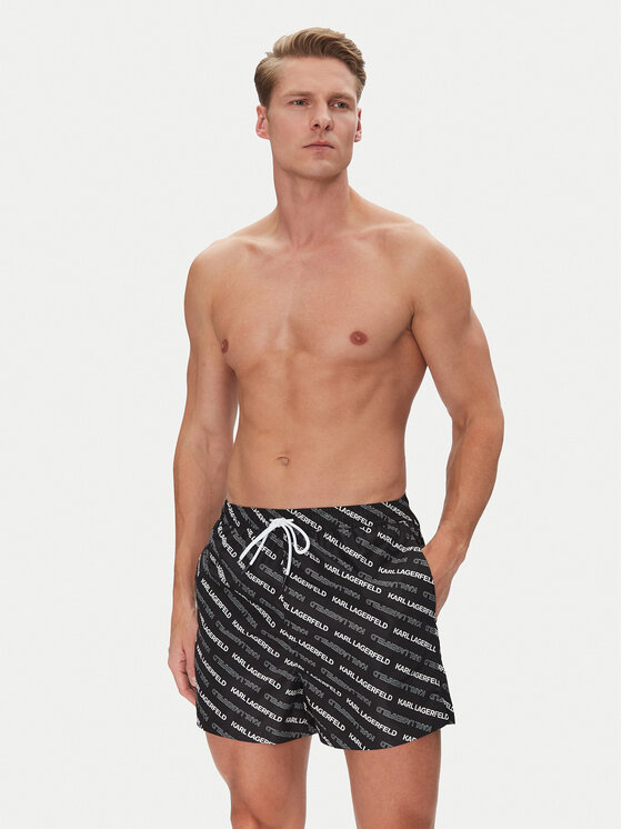 KARL LAGERFELD KARL LAGERFELD Kupaće gaće i hlače A2M46063 Crna Regular Fit