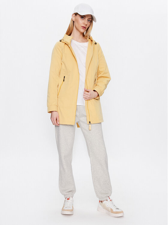 Volcano Volcano Pārejas mētelis J-Billie L22342-S23 Dzeltens Regular Fit