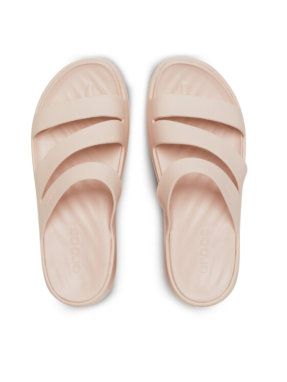 Crocs Crocs Şlapi Getaway Strappy 209587 Écru