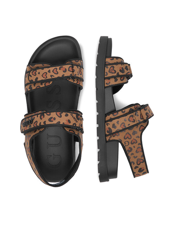 Guess Guess Sandały CEO-CS6702-05 Brązowy