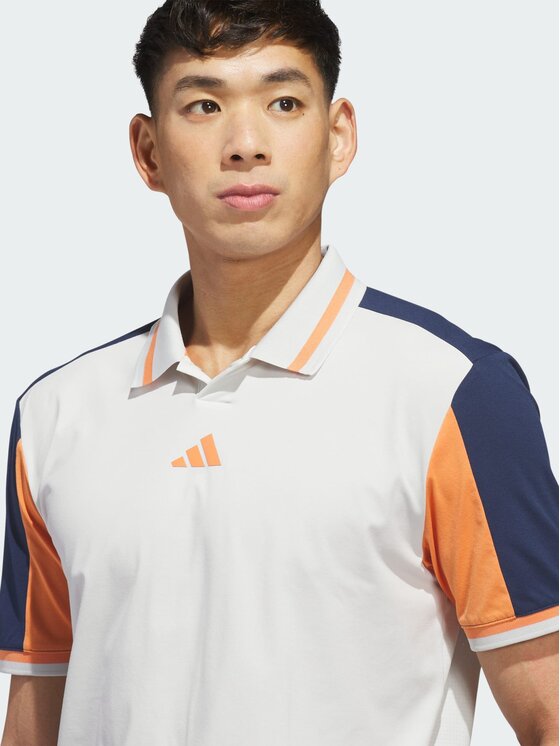 adidas adidas Polo 162328 Szary Regular Fit