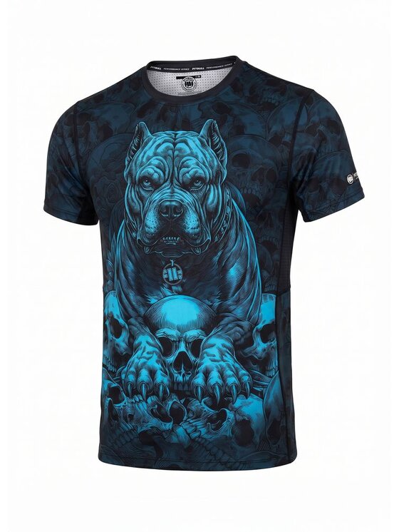 PITBULL PITBULL Koszulka techniczna GUARDIAN ANGEL Czarny Regular Fit