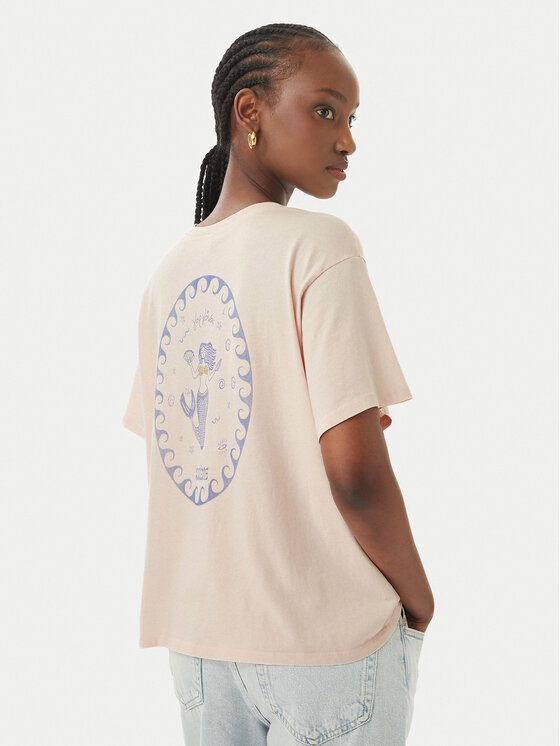 ONLY Tricou Celine 15374989 Roz deschis Regular Fit