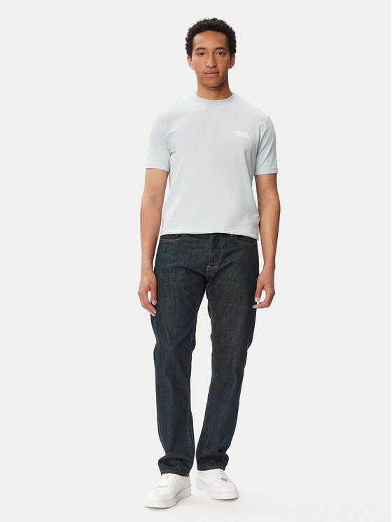 KARL LAGERFELD KARL LAGERFELD T-krekls 755781 563235 Gaiši zila Regular Fit
