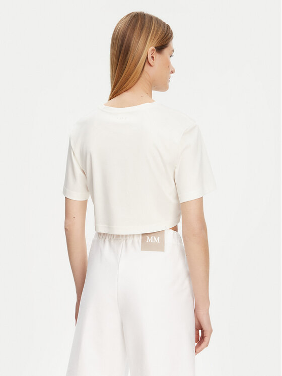 Max Mara Leisure Max Mara Leisure Marškinėliai 2516941098650 Écru Regular Fit