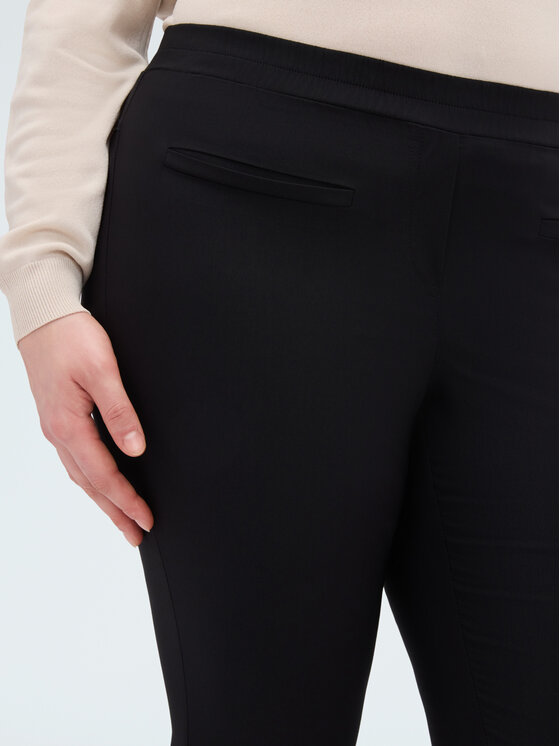 Fiorella Rubino Fiorella Rubino Pantaloni di tessuto P029L002377N033 Nero Skin Fit