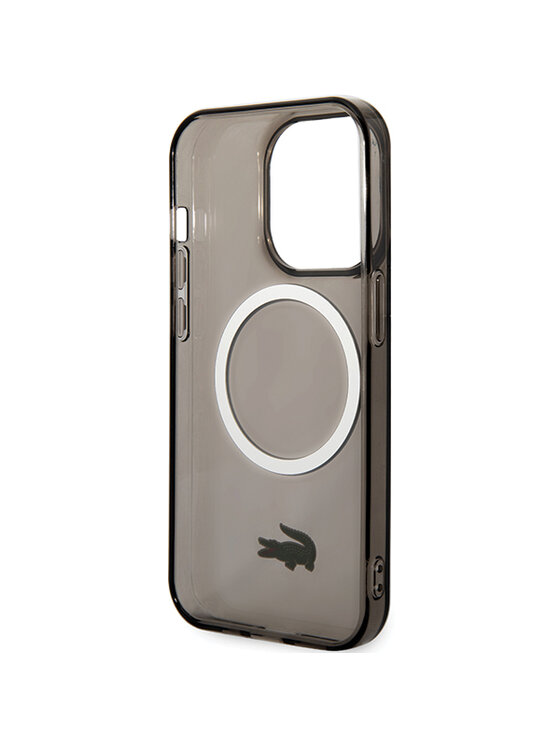 Lacoste Lacoste Etui na telefon iPhone 15 Pro Czarny