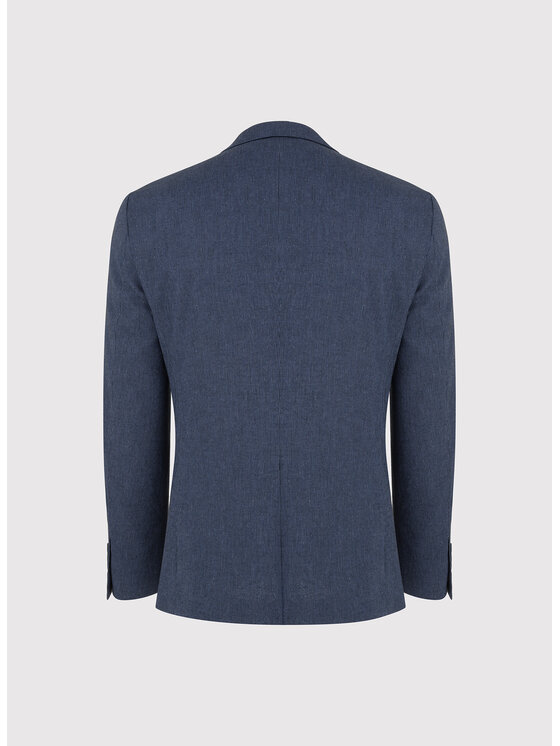 Pako Lorente Pako Lorente Marynarka P25WF-3X-002 Granatowy Slim Fit