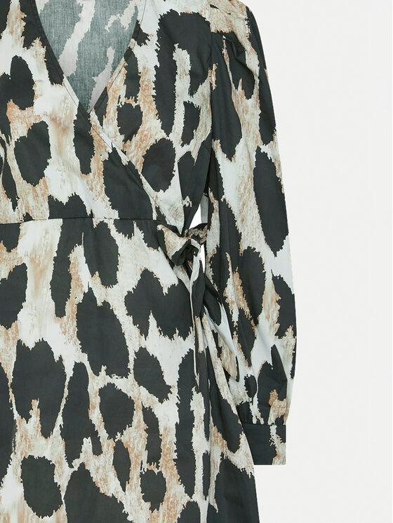 Pieces Pieces Každodenní šaty Jade 17155367 Černá Loose Fit