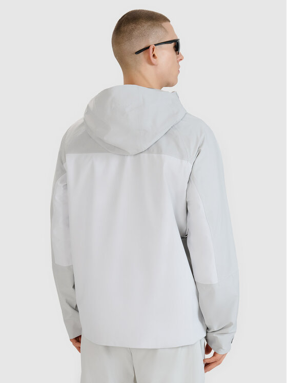 4F 4F Kurtka outdoor 4FWSS25TTJAM711-27S Szary Regular Fit