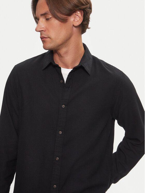 Jack&Jones Jack&Jones Cămașă Joshua 12258429 Negru Slim Fit