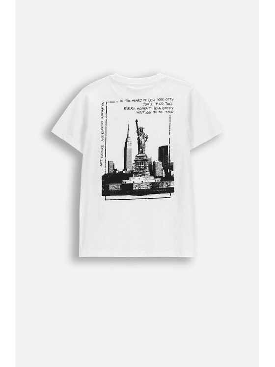 Coccodrillo Coccodrillo T-Shirt WC6143221VBA-001 Biały Regular Fit