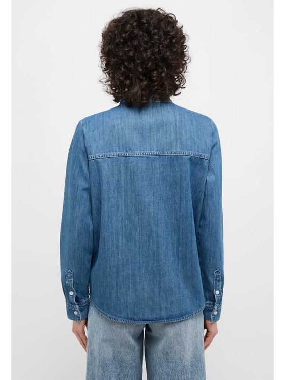 Mustang Mustang Camicia Style Sedana Basic Shirt Blu Regular Fit