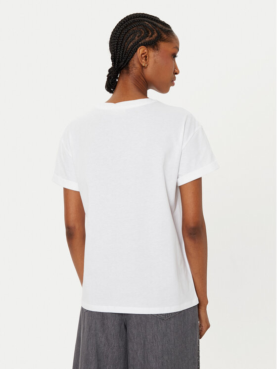 Liu Jo Liu Jo T-Shirt WA5145 J4893 Biały Regular Fit