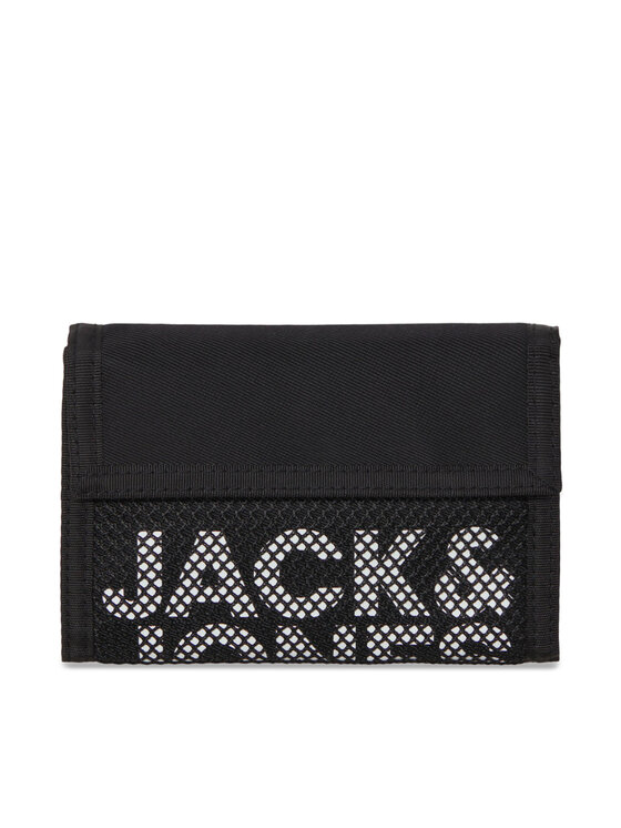 jack&jones portefeuille homme petit format jacashford 12233480 noir