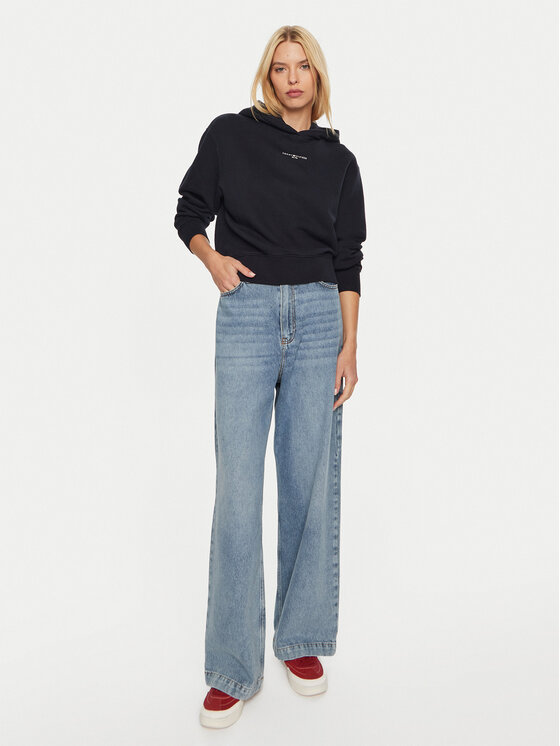 Tommy Hilfiger Tommy Hilfiger Bluză WW0WW42896 Bleumarin Regular Fit