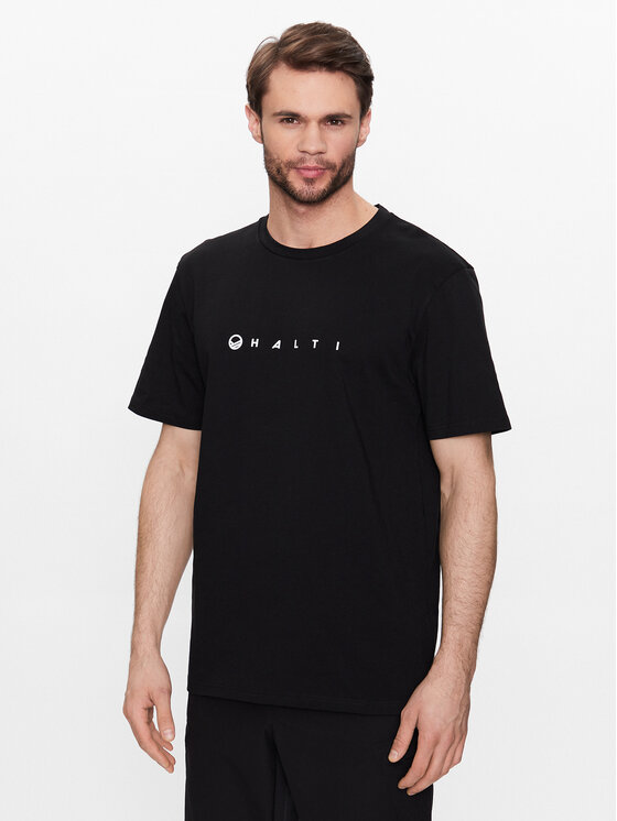 Halti Halti Marškinėliai Matka M 065-0455 Juoda Regular Fit