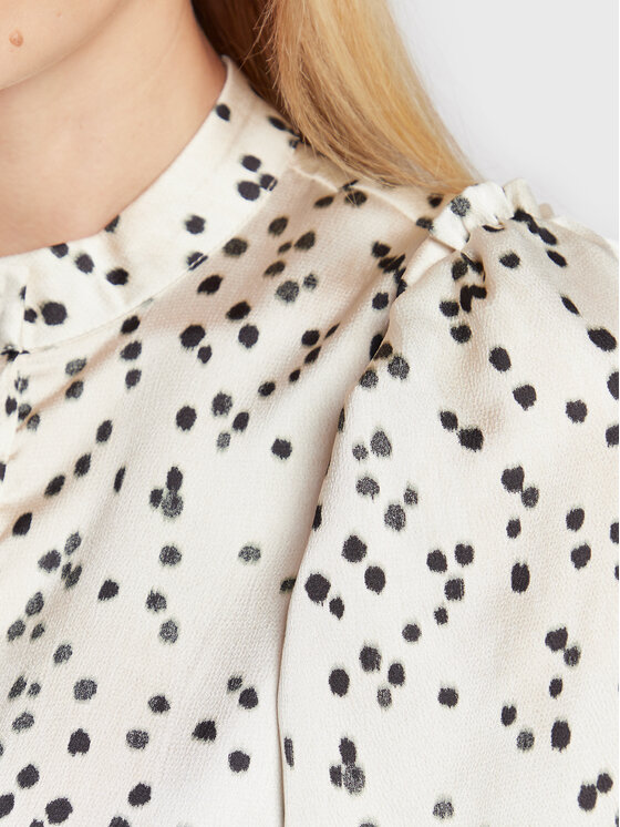 Bruuns Bazaar Bruuns Bazaar Bluse Acacia Fria BBW3195 Écru Regular Fit