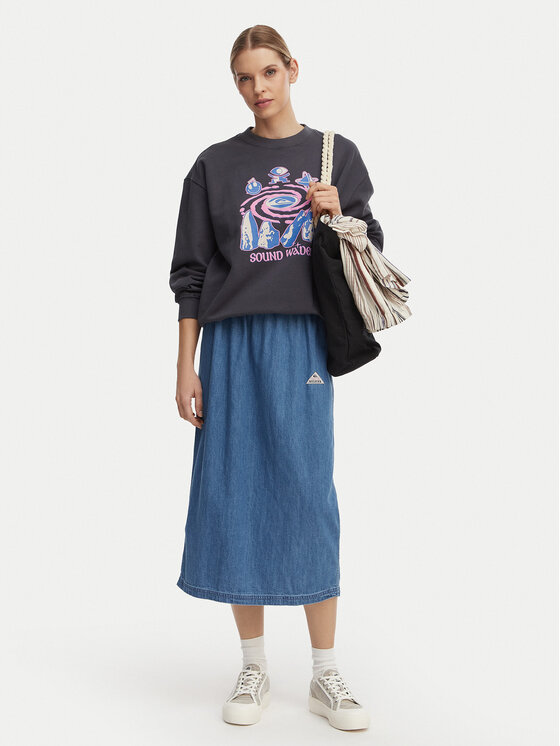Quiksilver Quiksilver Світшот EQWFT03188 Сірий Oversize