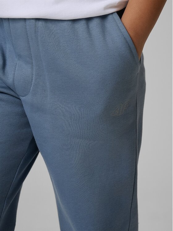 4F 4F Pantaloni da tuta 4FJRSS26TTROM1824-32S Blu scuro Regular Fit