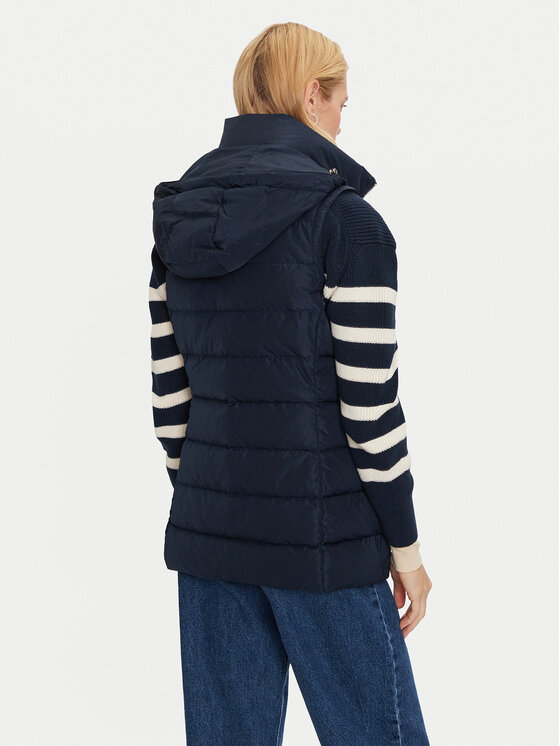 Tommy Hilfiger Tommy Hilfiger Brezrokavnik Heritage WW0WW43634 Mornarsko modra Regular Fit