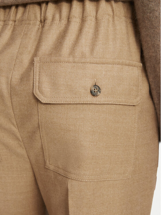 Weekend Max Mara Weekend Max Mara Riidest püksid Hateley 2625136042 Pruun Regular Fit