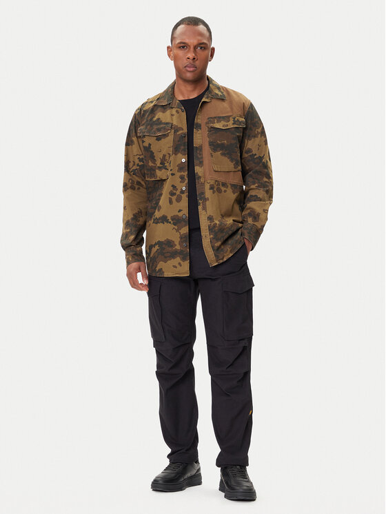 G-Star Raw G-Star Raw Košulja Cargo Pkt D26900-D553 Zelena Regular Fit